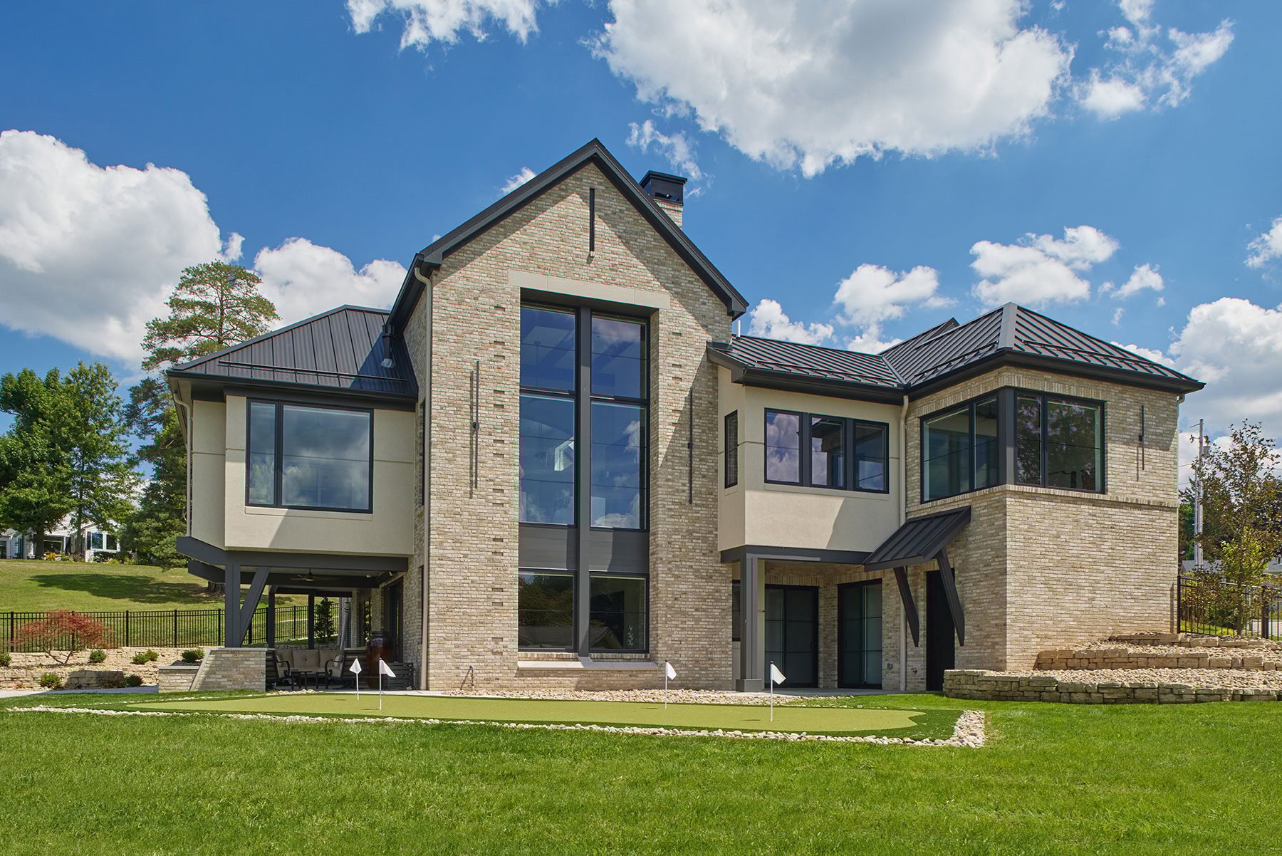 Lakeside Home with Custom Blend